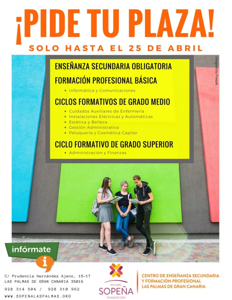 Preinscripciones plazos de matrícula